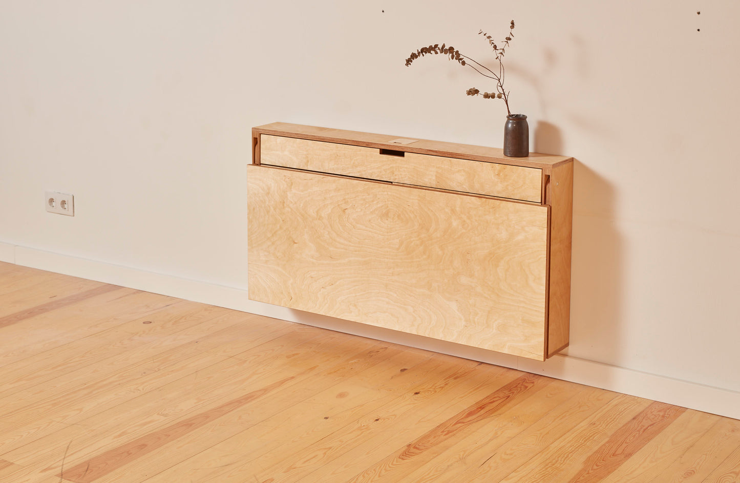 Folden Wall desk natural