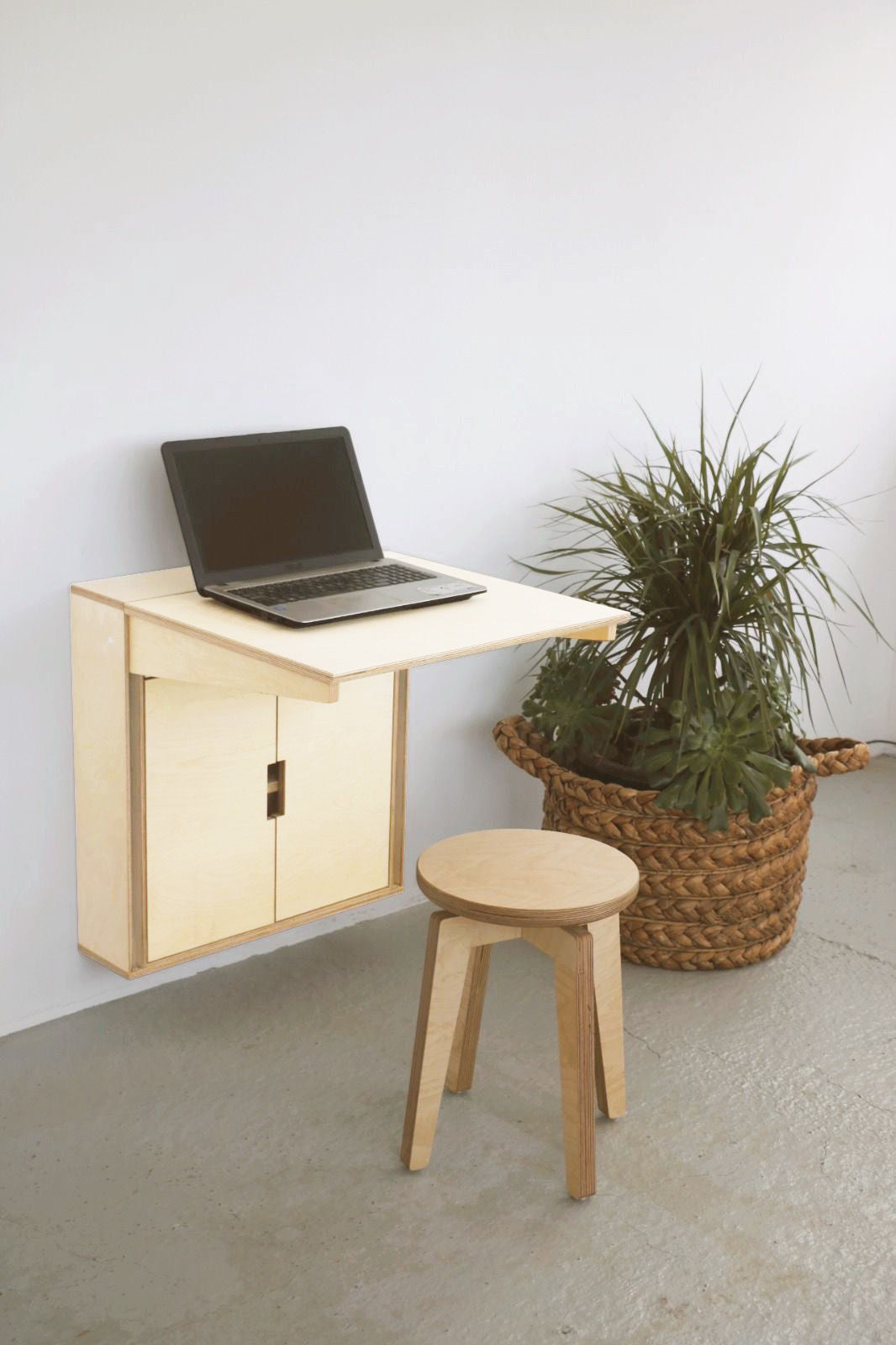 Folden Wall desk 60cm white